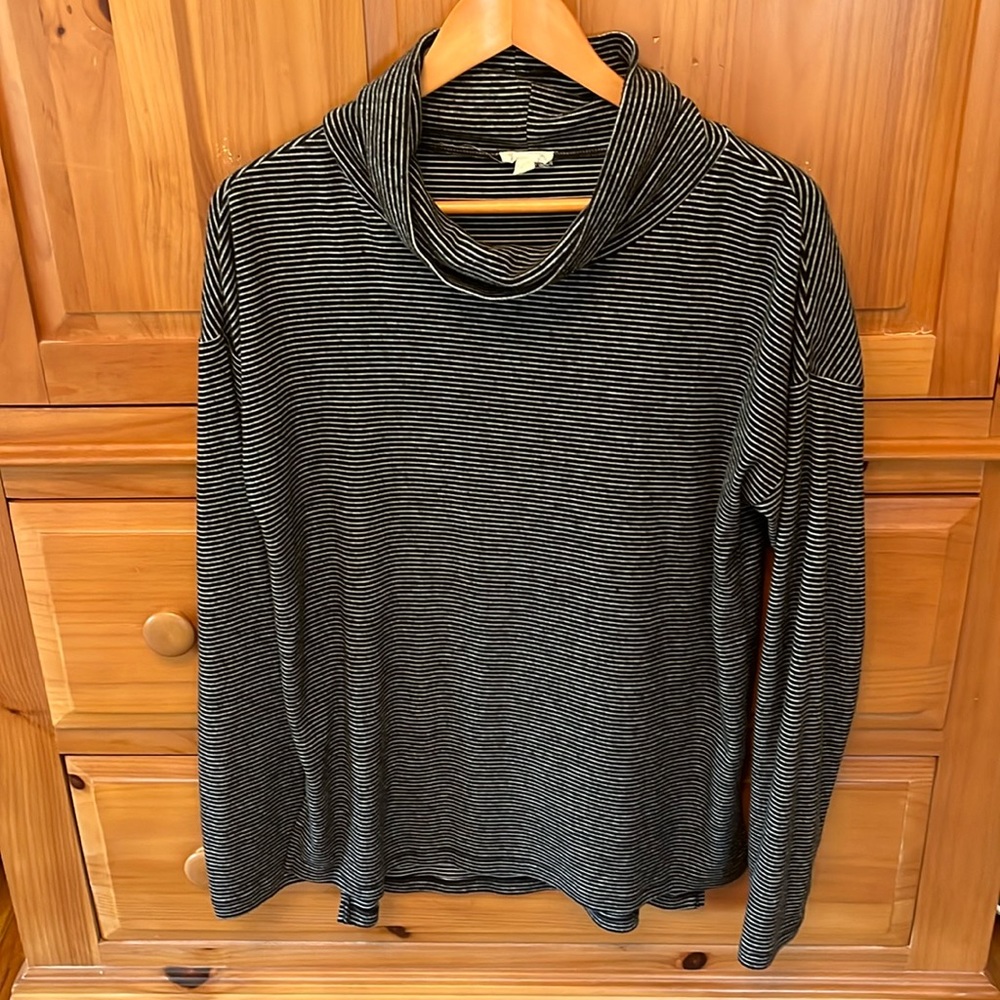 Hem & Thread Cowl Neck Tunic